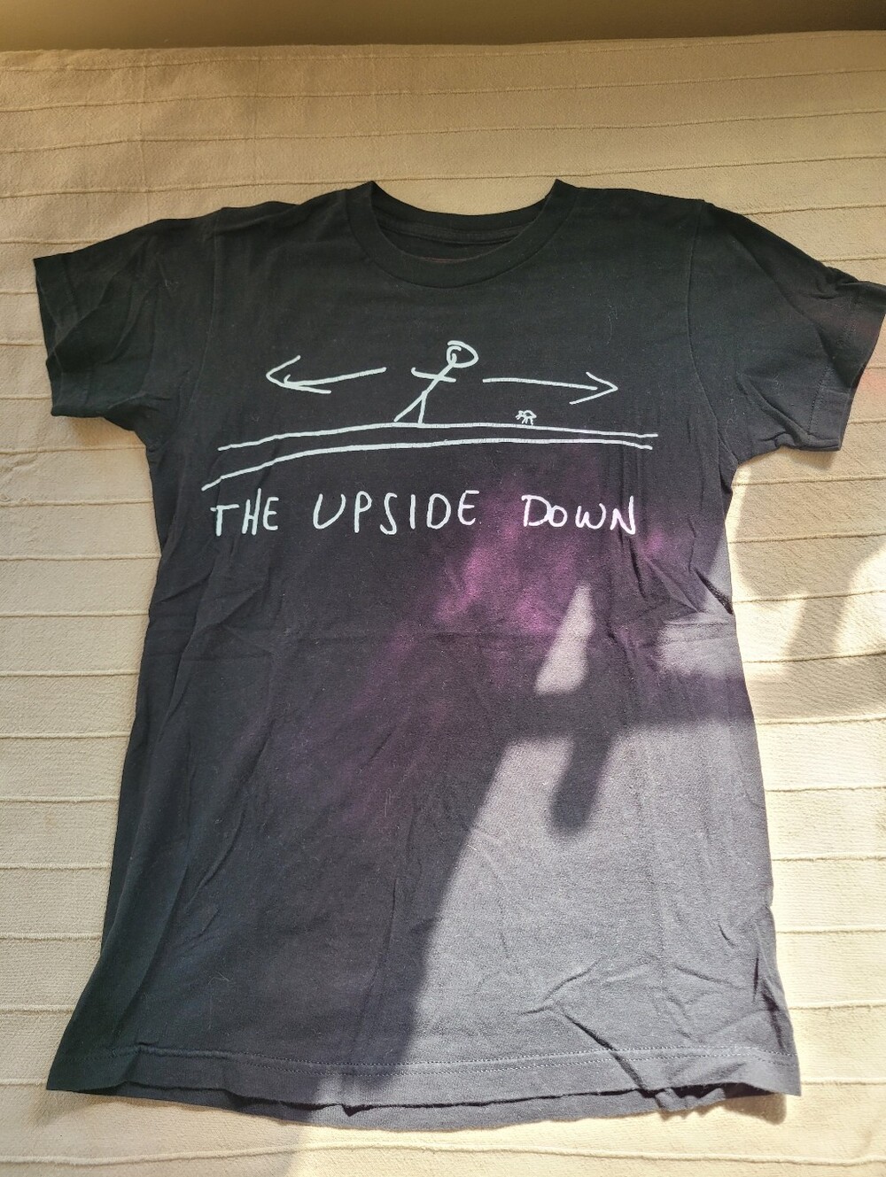 The Upside Down Graphic Short Sleeve Tee - Black